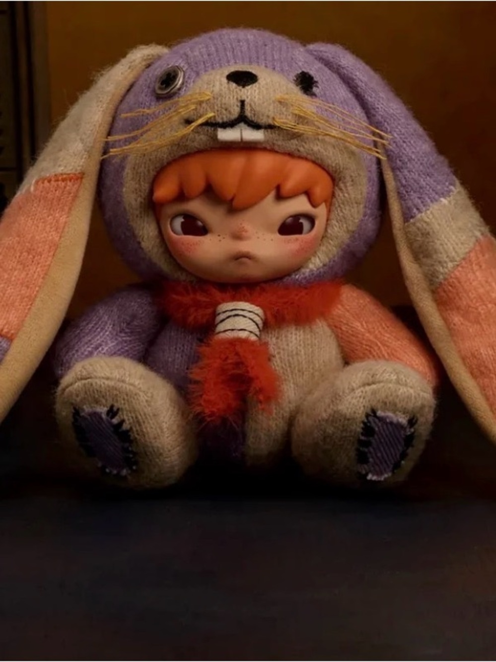 POP MART Hirono After Dark Series Plush Pendant Confirmed Box- Runaway
